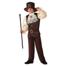 Disfraz steampunk niño con gorro y pantalón