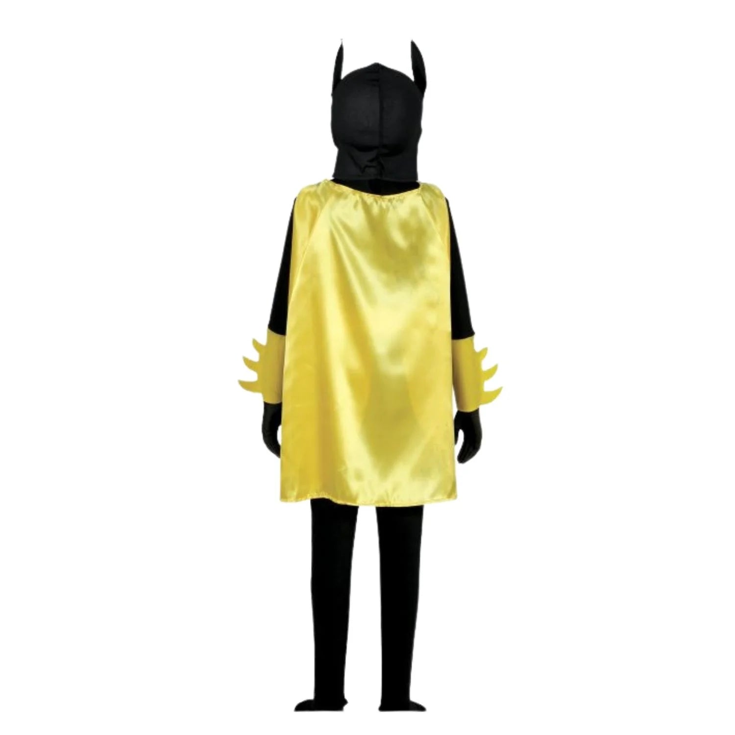 Niña con disfraz Black Heroine infantil para Halloween y fiestas