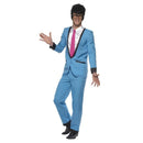 Disfraz Teddy Boy para hombre con traje azul retro