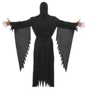 Hombre con disfraz de ángel de la muerte adulto para Halloween