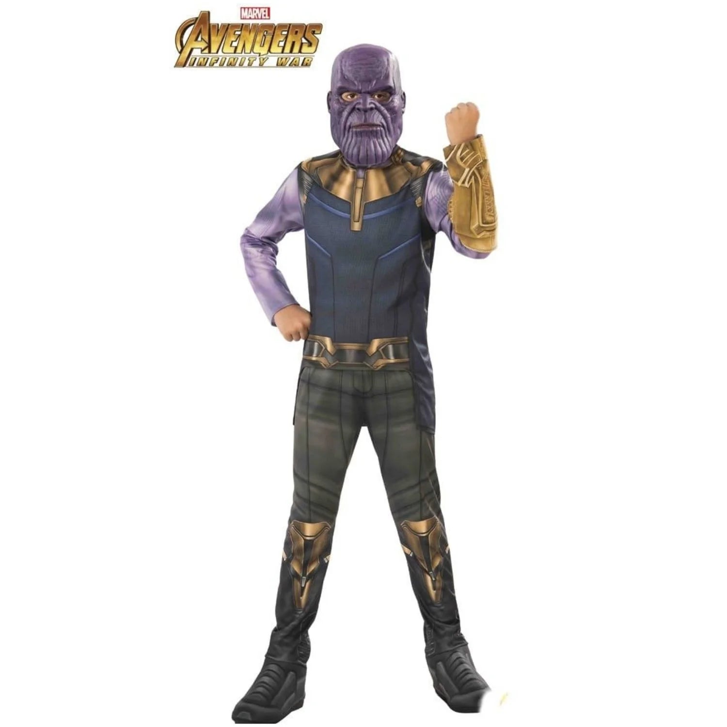 Niño con disfraz Thanos IW Classic infantil de Avengers Infinity War