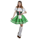 Disfraz tirolés para mujer con vestido tradicional, corsé y enagua para Oktoberfest o Carnaval