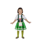 Disfraz de tirolesa para niña con vestido tradicional, corsé y blusa