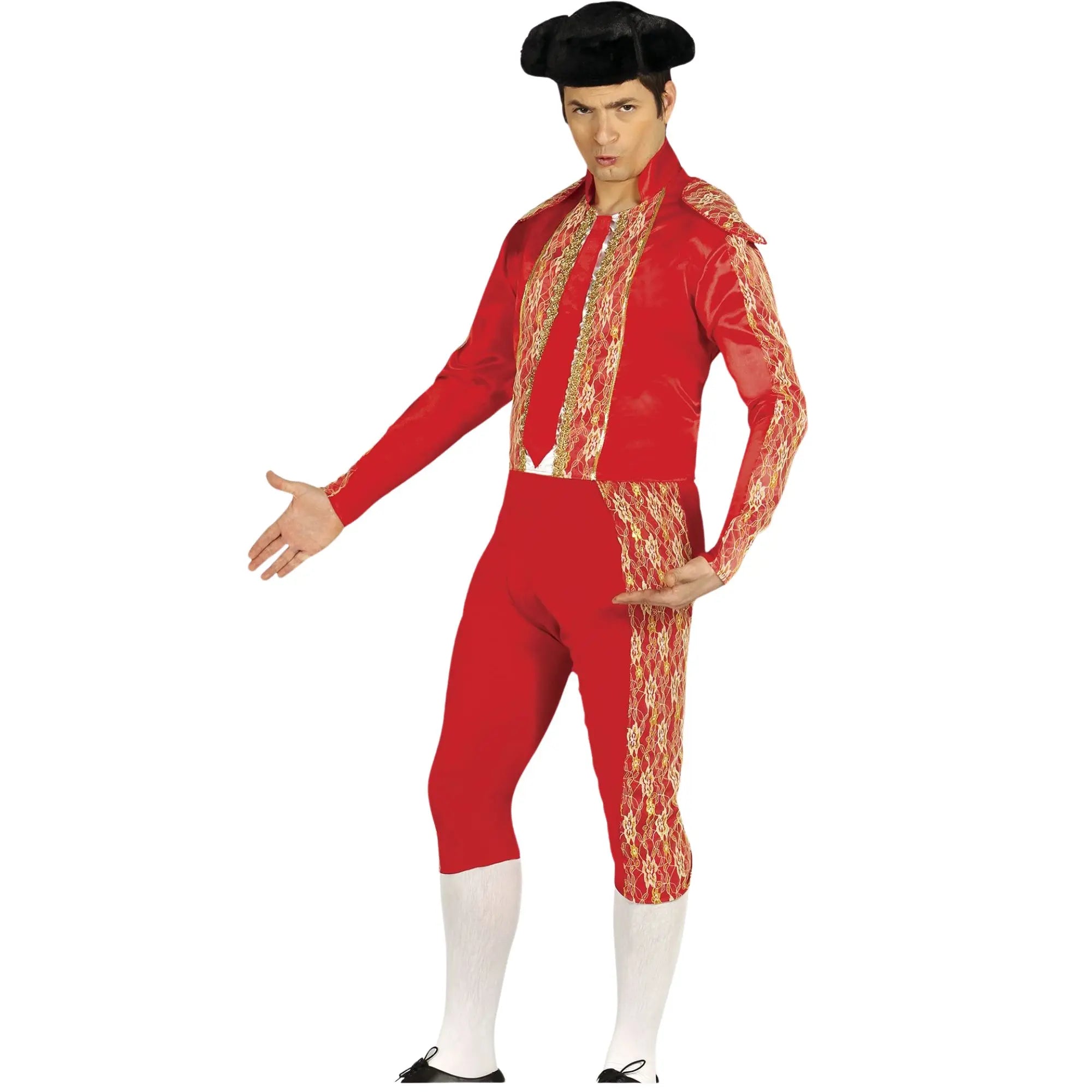Disfraz de torero para hombre con chaqueta y pantalón estilo traje de luces ideal para Carnaval y ferias