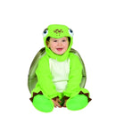 Disfraz Tortuga bebe con caparazón y capucha