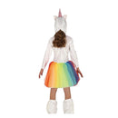 Niña con disfraz de unicornio infantil para Carnaval
