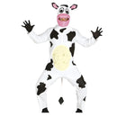 Disfraz vaca adulto con mono y cabeza para Carnaval