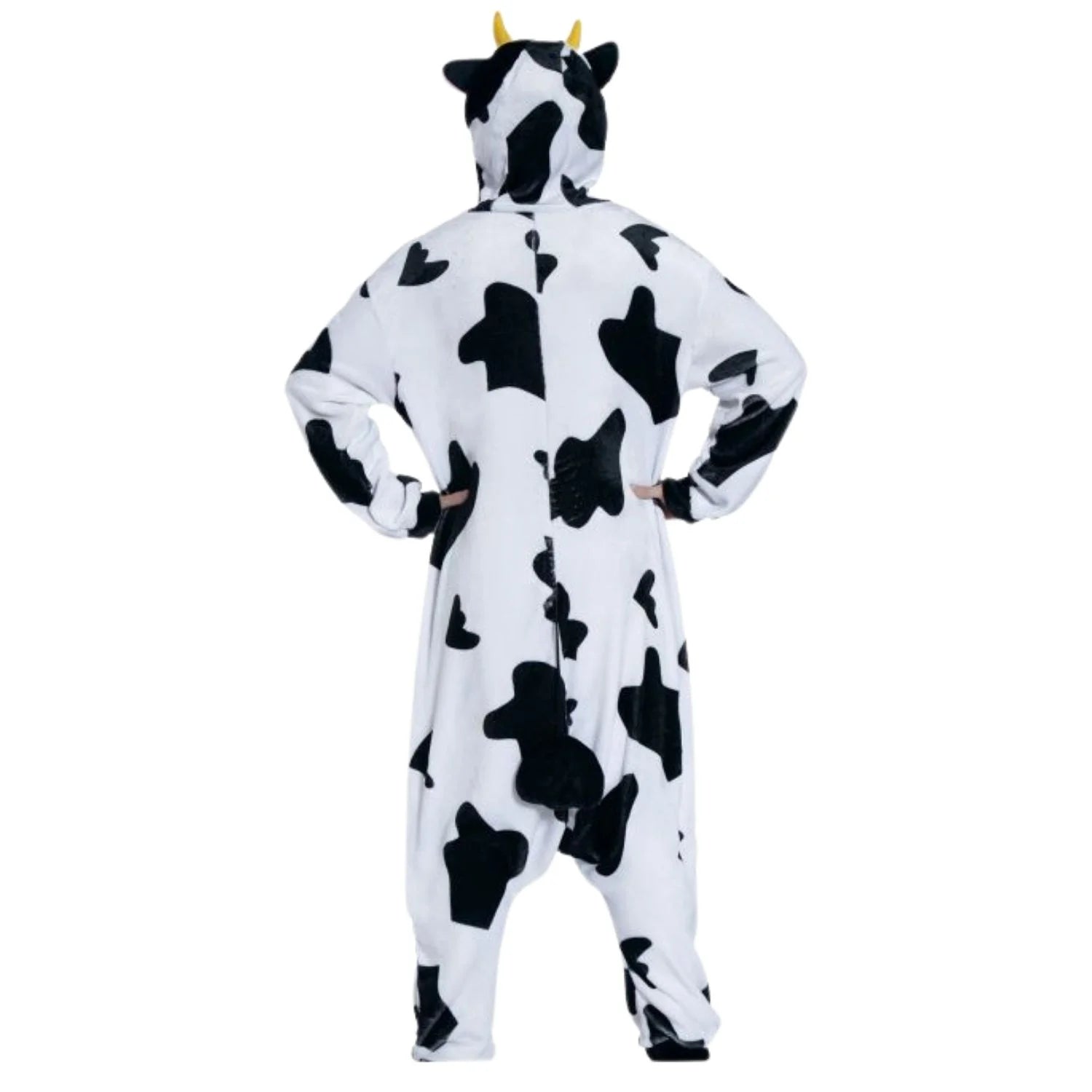 Adulto con disfraz pijama vaca para Carnaval y fiestas
