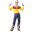 Disfraz de vaquero cowboy adulto con camisa, pantalones y cinturón ideal para Carnaval y fiestas temáticas