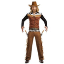 Disfraz de vaquero de Texas para adulto con camisa, pantalón y cinturón