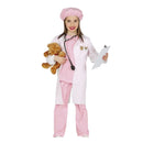 Disfraz veterinaria infantil con bata y gorro