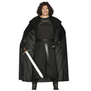 Disfraz vigilante medieval adulto con capa y cinturón