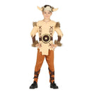 Disfraz de vikingo infantil con casaca pantalón y cinturón