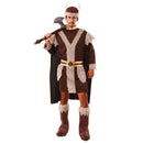 Disfraz de vikingo para hombre adulto con túnica sombrero cinturón y cubrezapatos ideal para Carnaval o fiestas