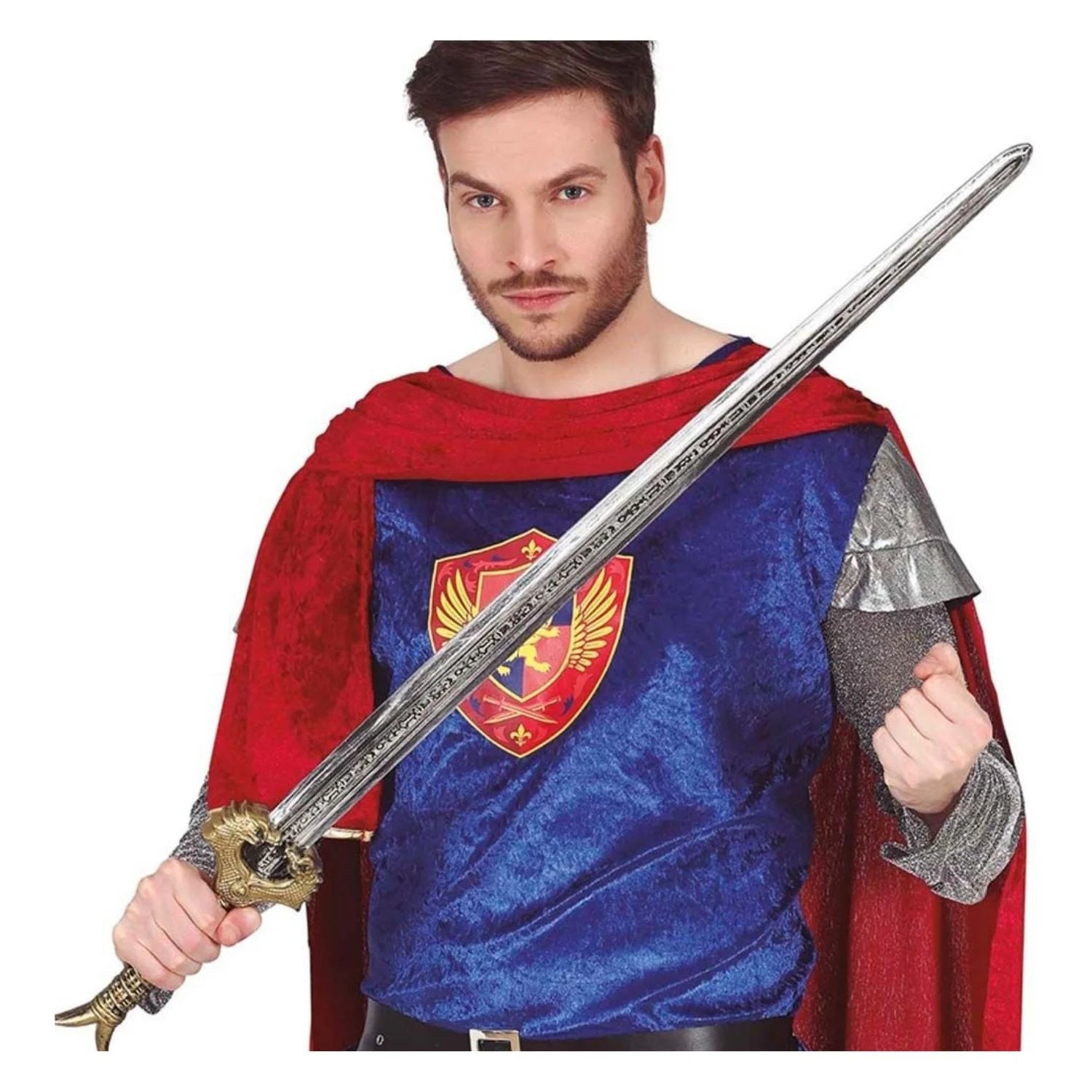 espada con empuñadura de dragón complemento para look medieval o fantasía guerrero