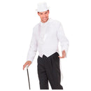 Frac blanco elegante para hombre ideal para Carnaval y espectáculos