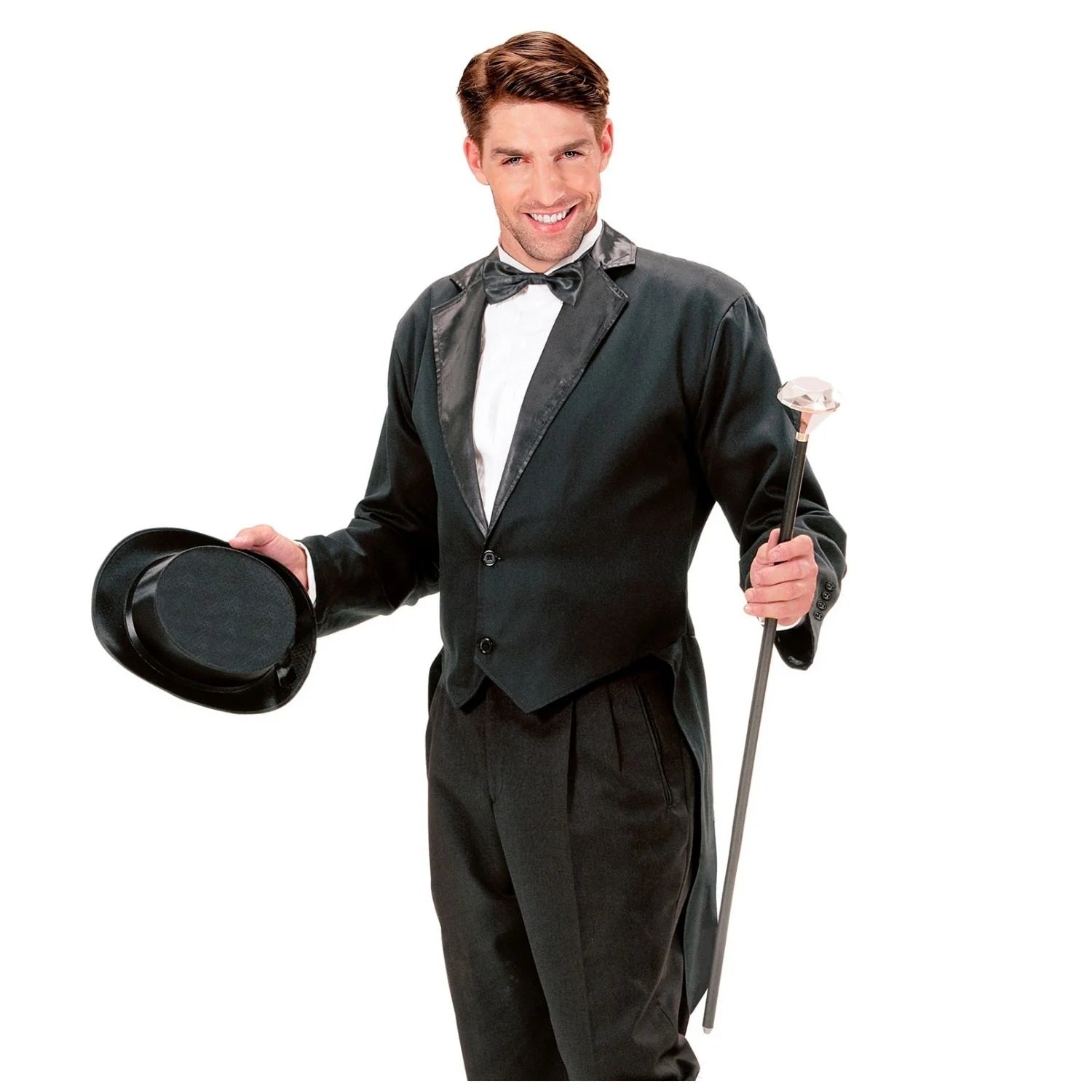 Frac negro elegante para hombre ideal para Carnaval y fiestas temáticas