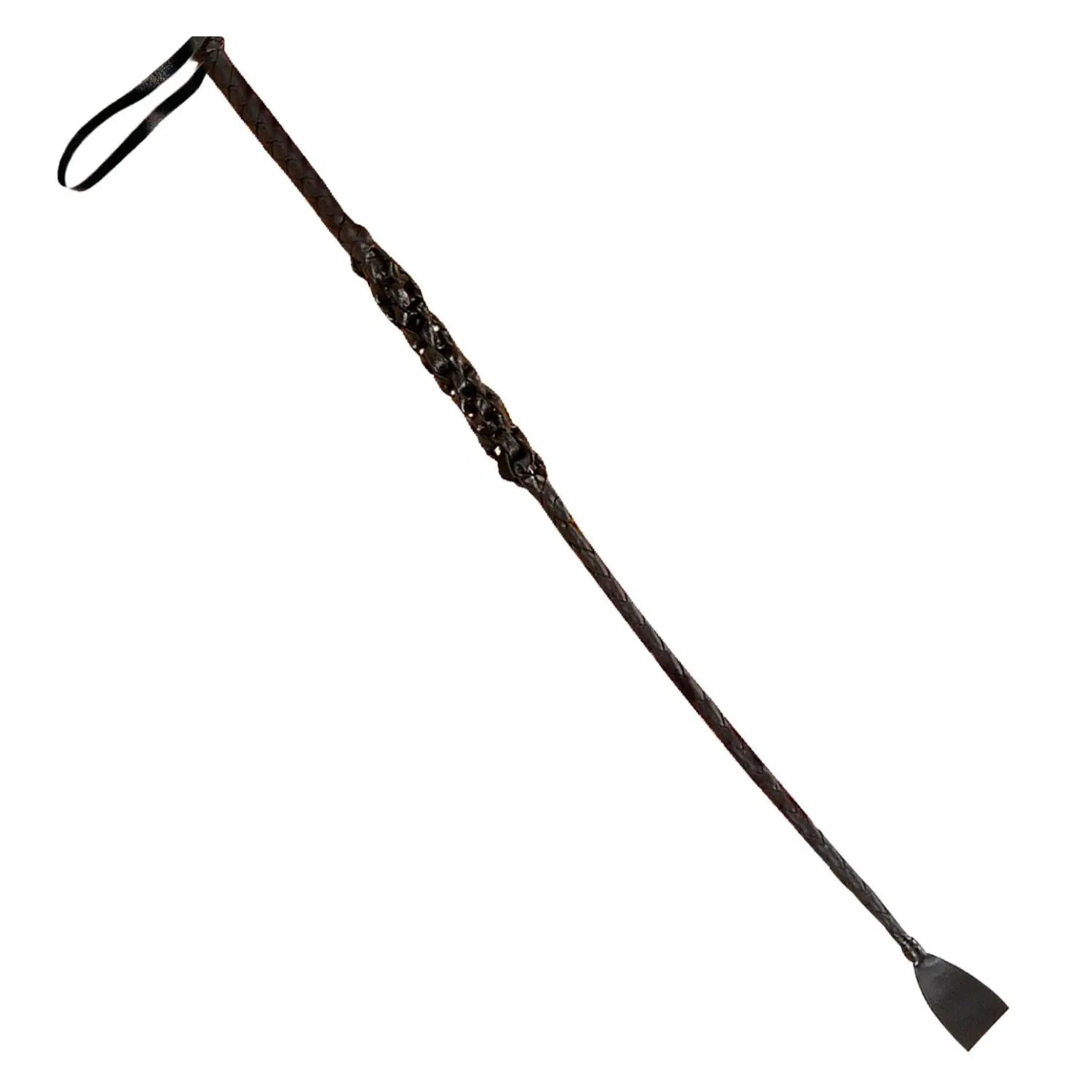 Fusta de símil piel de 60 cm para completar disfraces de amazona, domadora, oficial y personajes de fantasía