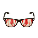 gafas sangrientas halloween accesorio terror con efecto sangre en cristales