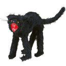 Gato negro con pelo para decoración de Halloween y fiestas de terror