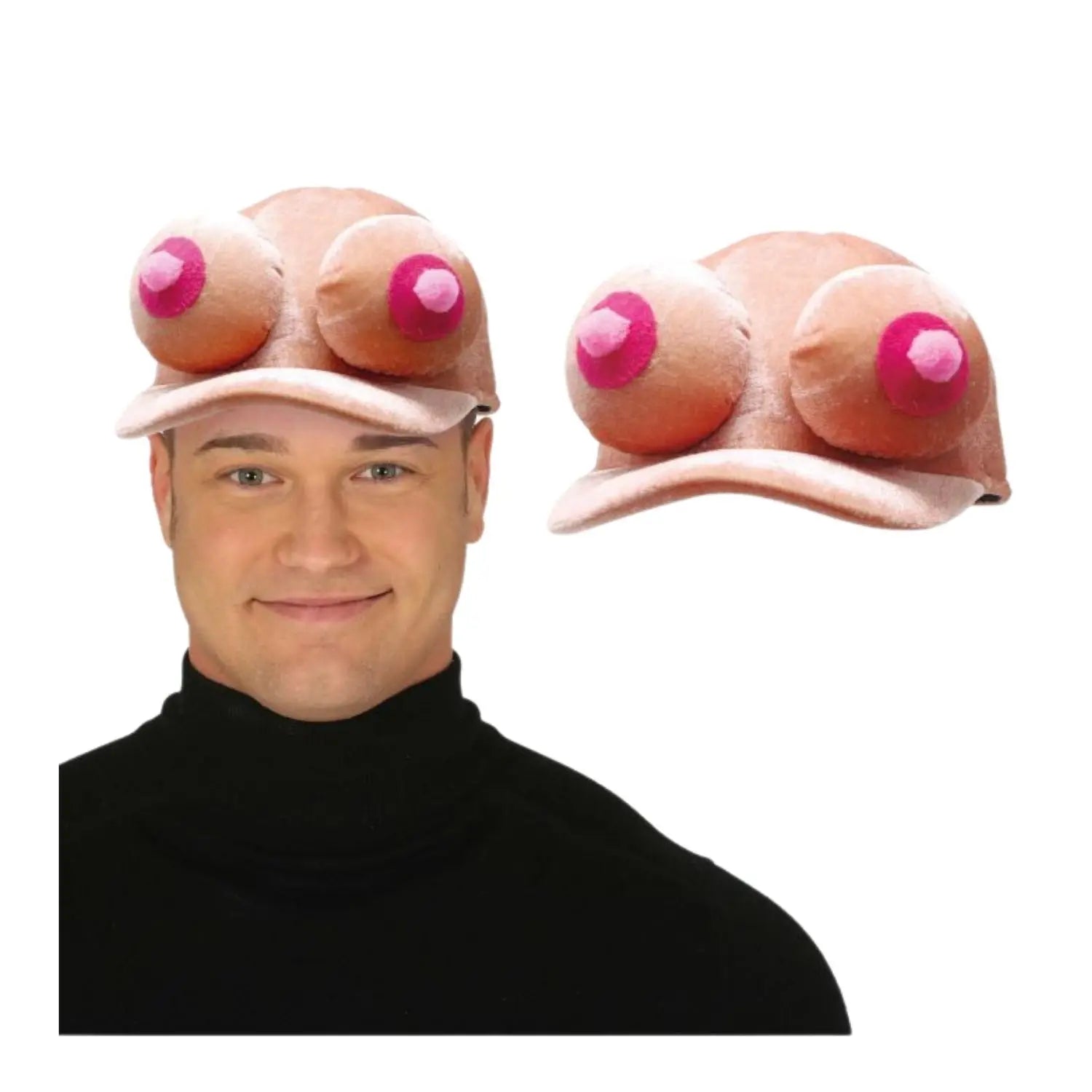 gorra con pechos para disfraz divertido en fiestas o despedidas
