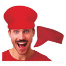 Gorra de fontanero roja para adulto complemento para caracterización