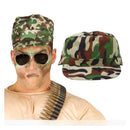 Gorra militar de camuflaje complemento para caracterización de soldado