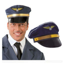 Gorra de piloto para adulto complemento de aviador para fiestas