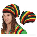 gorro jamaicano rasta complemento para disfraz caribeño carnaval