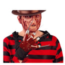 guante de cuchillas estilo Freddy terror para look halloween pesadilla