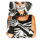 guantes mano esqueleto de 40 cm estilo halloween para look terrorífico
