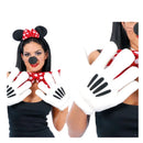 Guantes manos ratón accesorio cartoon para completar look de animación en fiestas temáticas