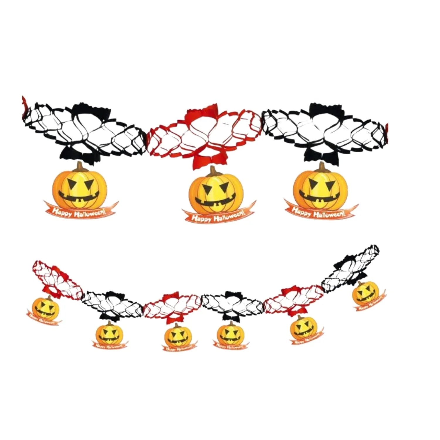 guirnalda de calabazas halloween de 200 cm para decoración festiva y temática
