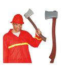 hacha de leñador 60 cm accesorio para disfraz de leñador carnaval