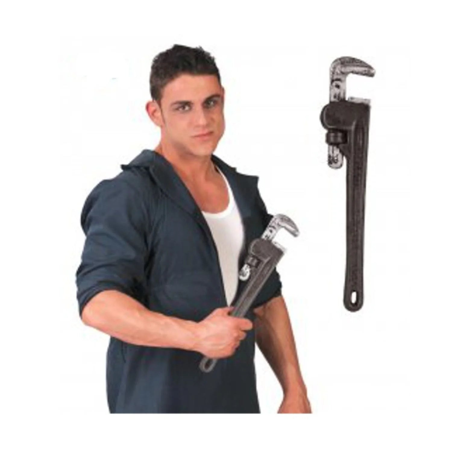 Llave inglesa decorativa para disfraces de mecánico y fontanero