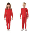 Disfraz maillot rojo infantil con camiseta y pantalón de spandex para actuaciones y Carnaval