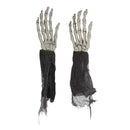 manos de esqueleto de plástico para disfraz o decoración de halloween