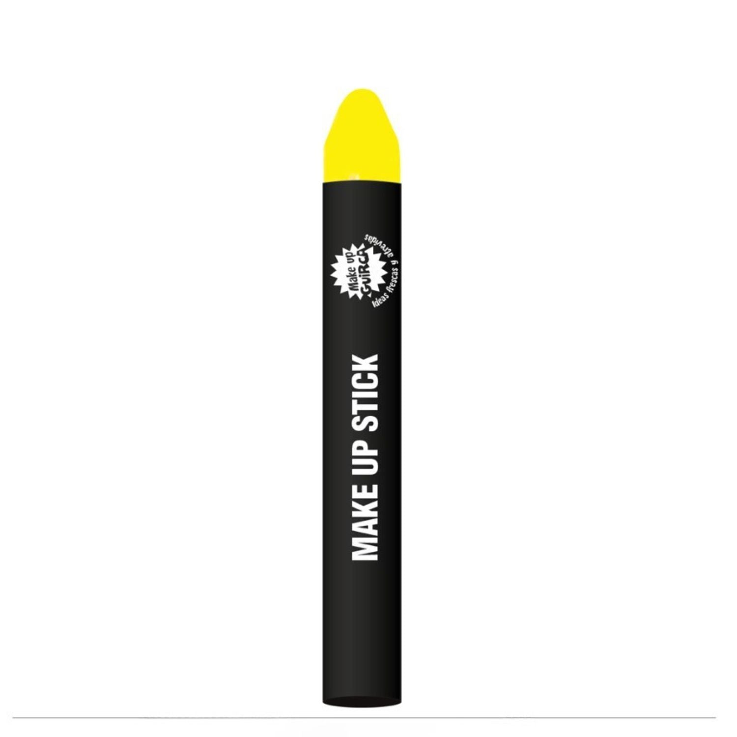 Maquillaje amarillo en barra 15 gr - mercadisfraces