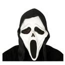máscara de asesino con capucha de látex para disfraz de terror en halloween