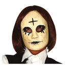 Máscara Cruz La Purga de aspecto envejecido para disfraces y fiestas de Halloween