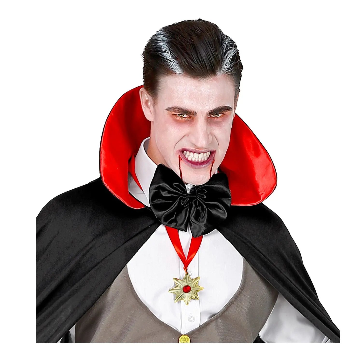 medallón de Drácula para disfraz de vampiro en halloween
