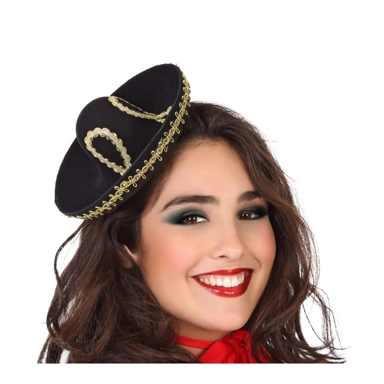 mini sombrero mejicano estilo mariachi para disfraz en fiestas temáticas