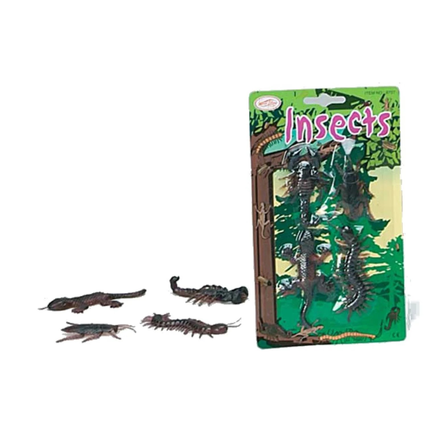 pack de insectos terror con 4 piezas realistas para decoración halloween