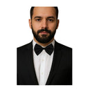 pajarita negra complemento para look elegante o fiesta temática