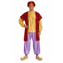 Disfraz Paje Baltasar con turbante y chaleco para Navidad