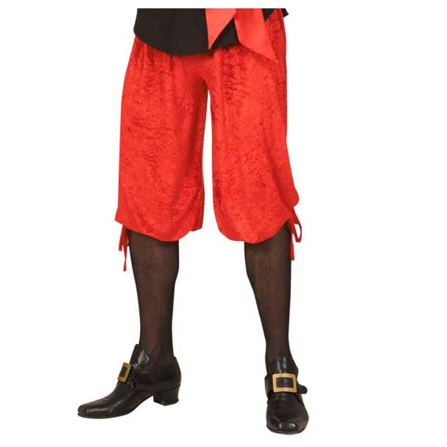 Pantalón Pirata rojo para disfraz medieval y corsario