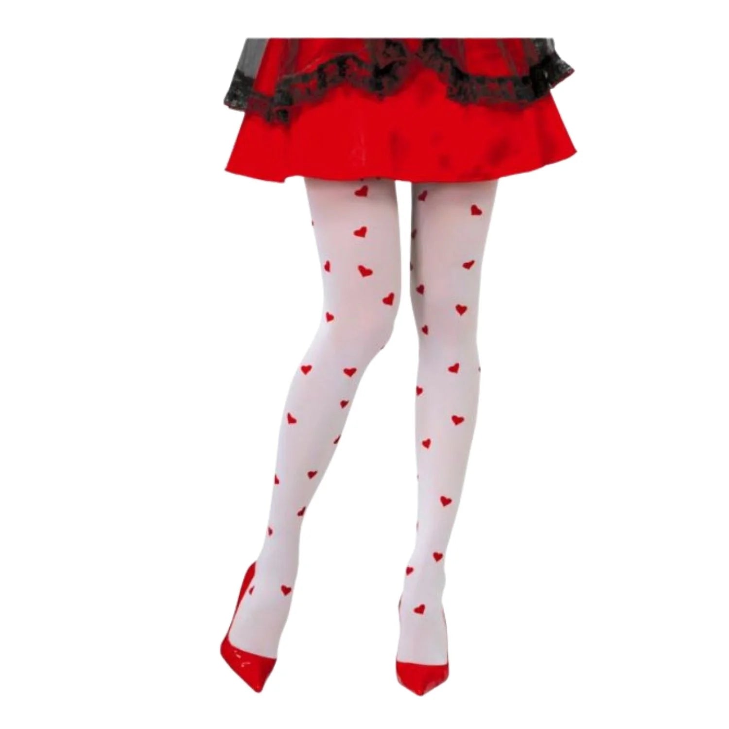 Panty corazones accesorio romántico para completar look de temática amor en fiestas temáticas