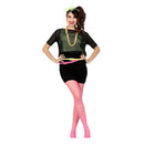 pantys rosa neón complemento para look festival rave moderno