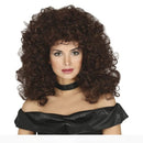 Peluca con tirabuzones voluminosos para disfraz elegante 