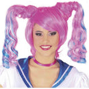 Peluca estilo chica anime para disfraz cosplay 
